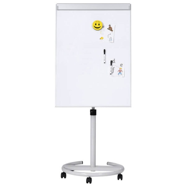 Movable Flip Chart With Round Base